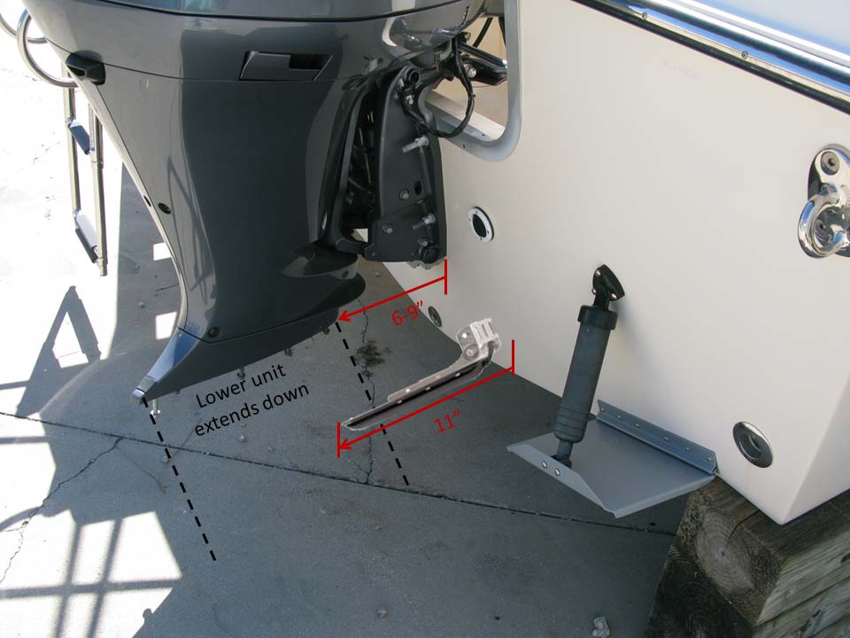 Lowrance side scan transducer mounting